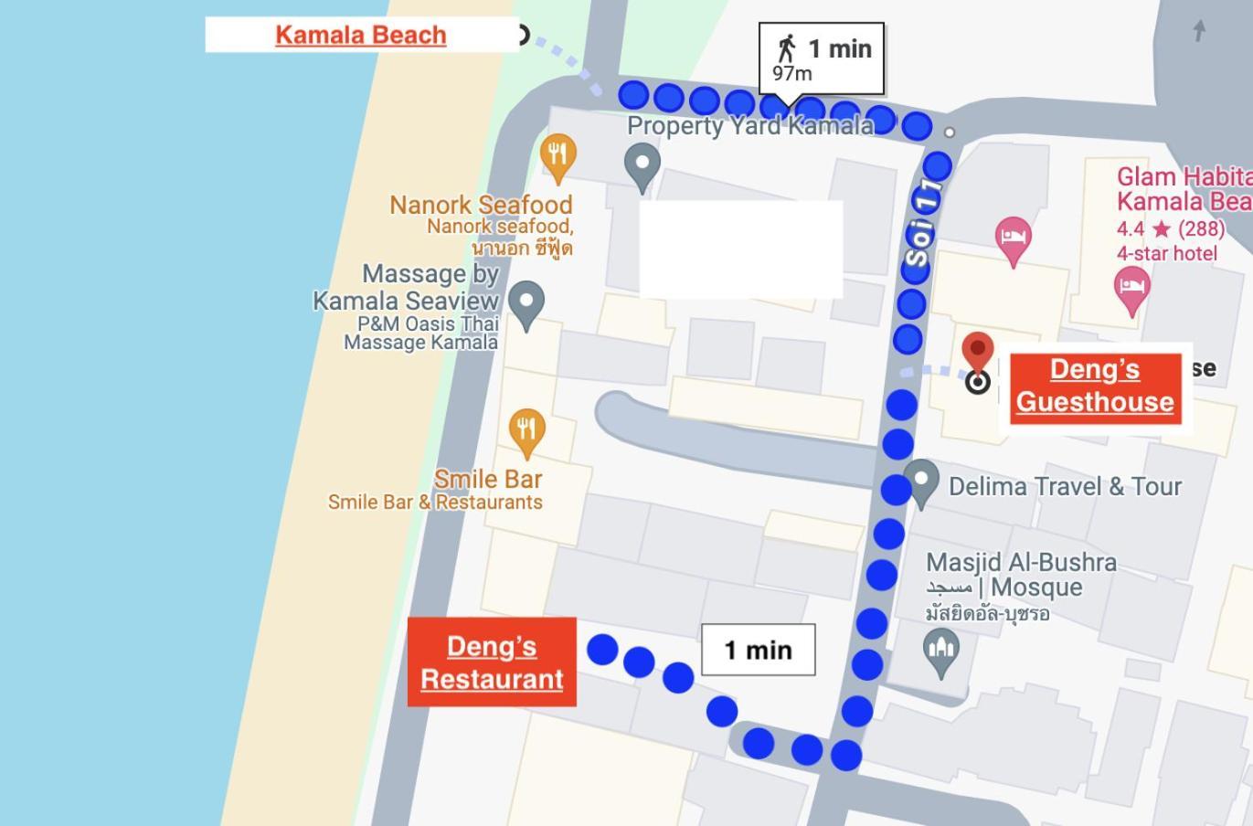 Deng'S Kamala Beach Guesthouse Экстерьер фото